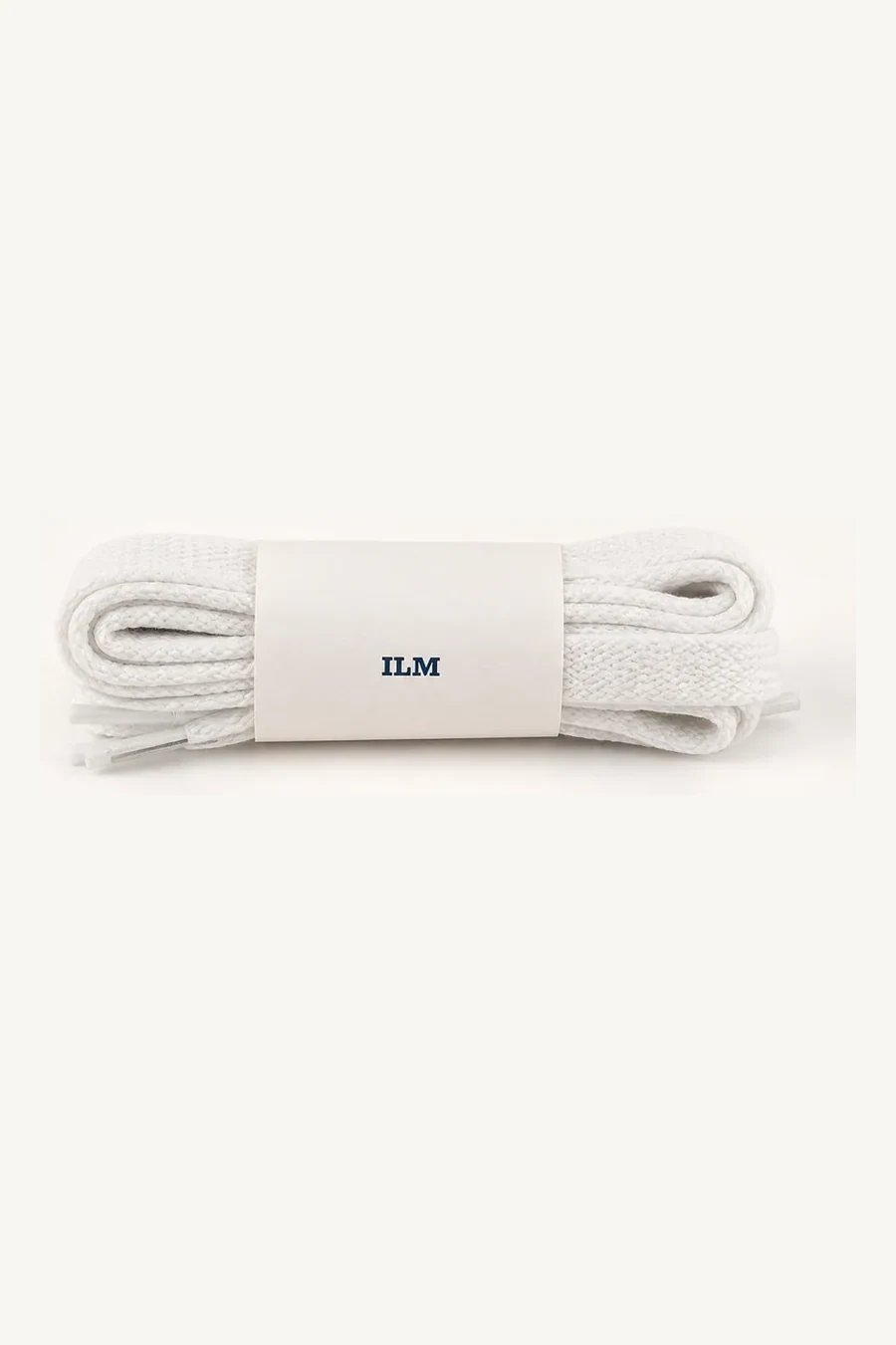 White ILM Hockey skate laces