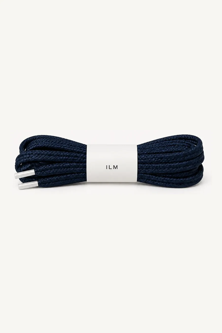 Deep navy ILM Hockey waxed laces